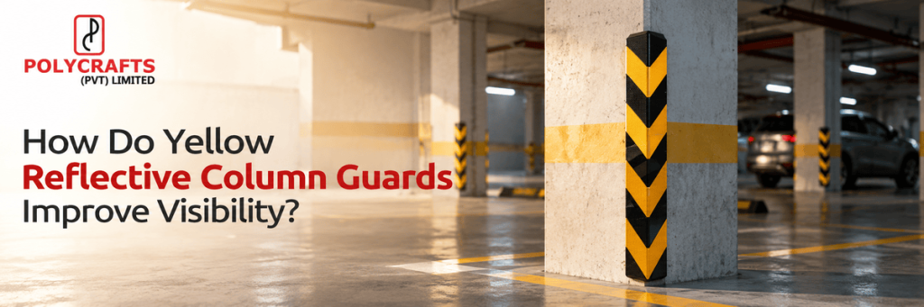 How Do Yellow Reflective Column Guards Improve Visibility